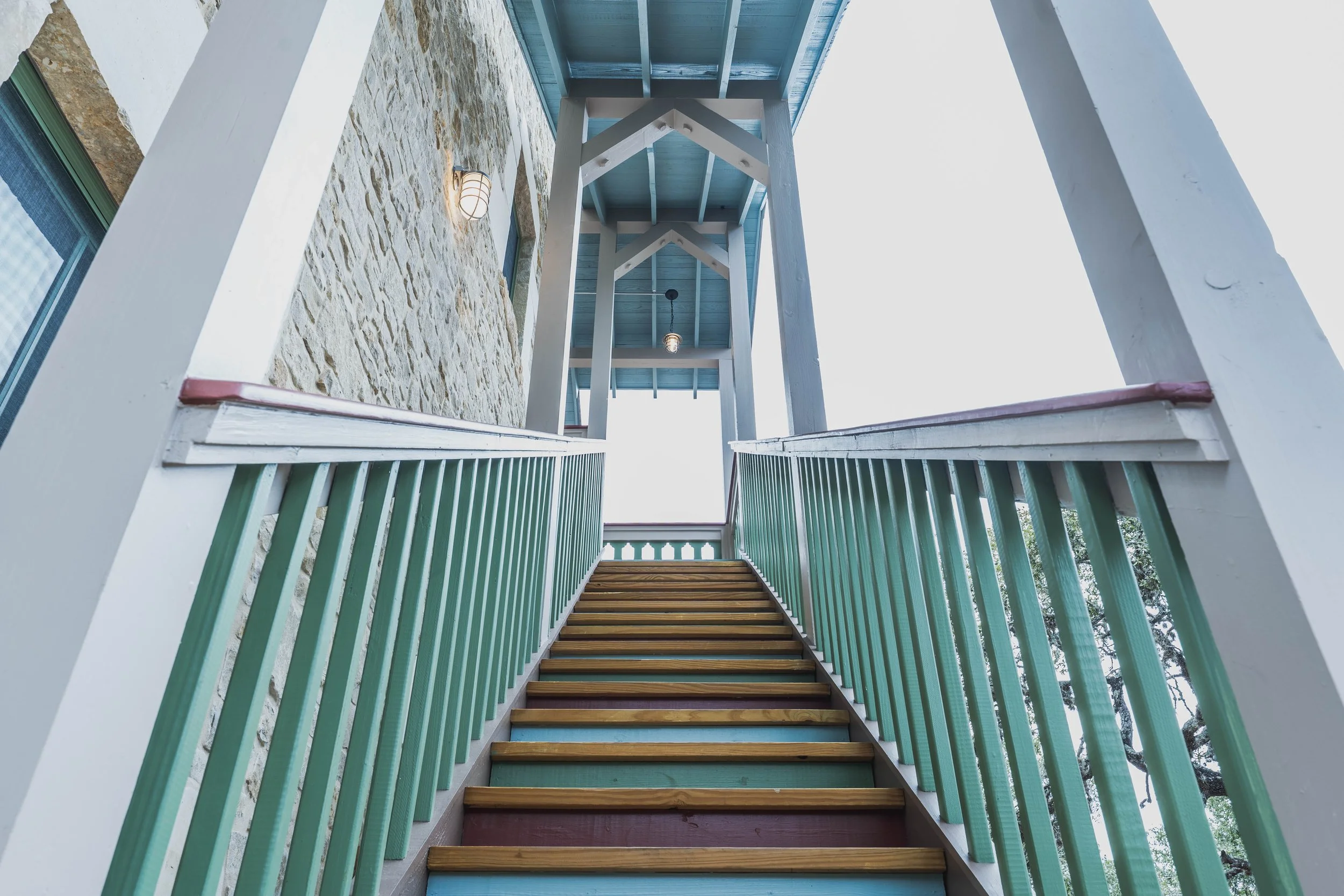 H2 Lodge stone hallway and interior passage