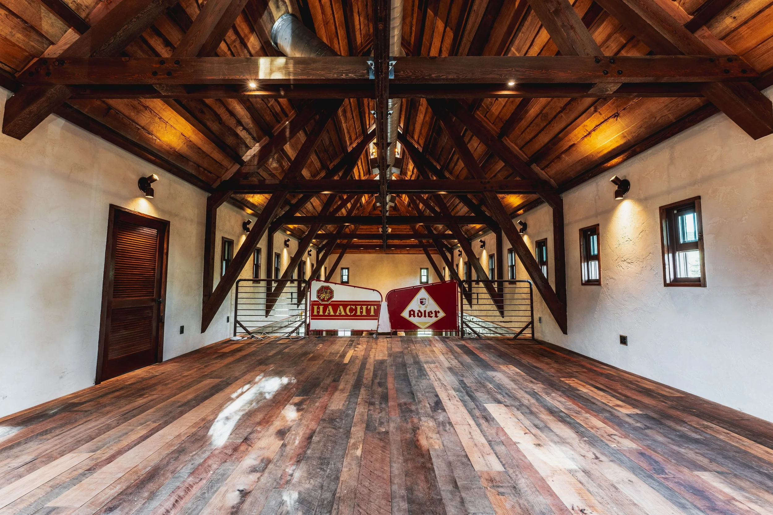 H2 Lodge exterior entry and landscape