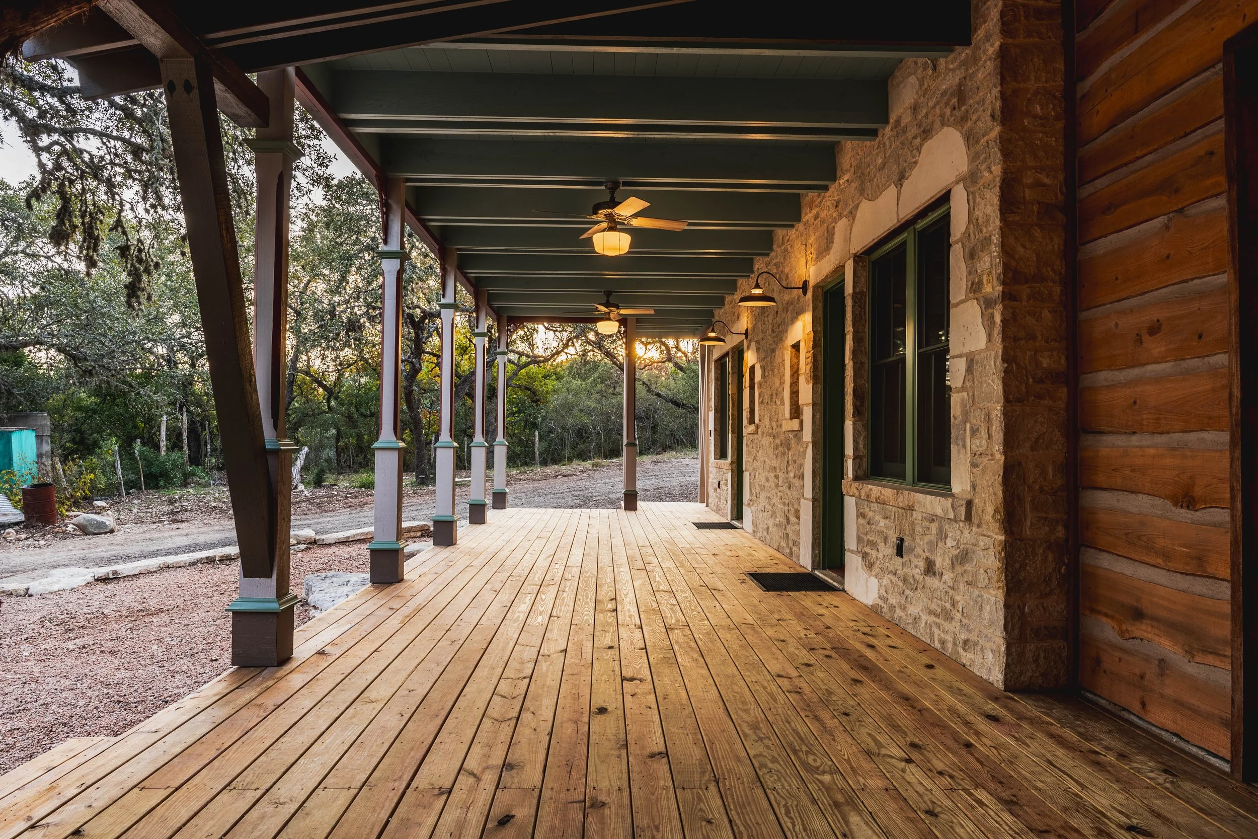 H2 Lodge suite with layered wood details