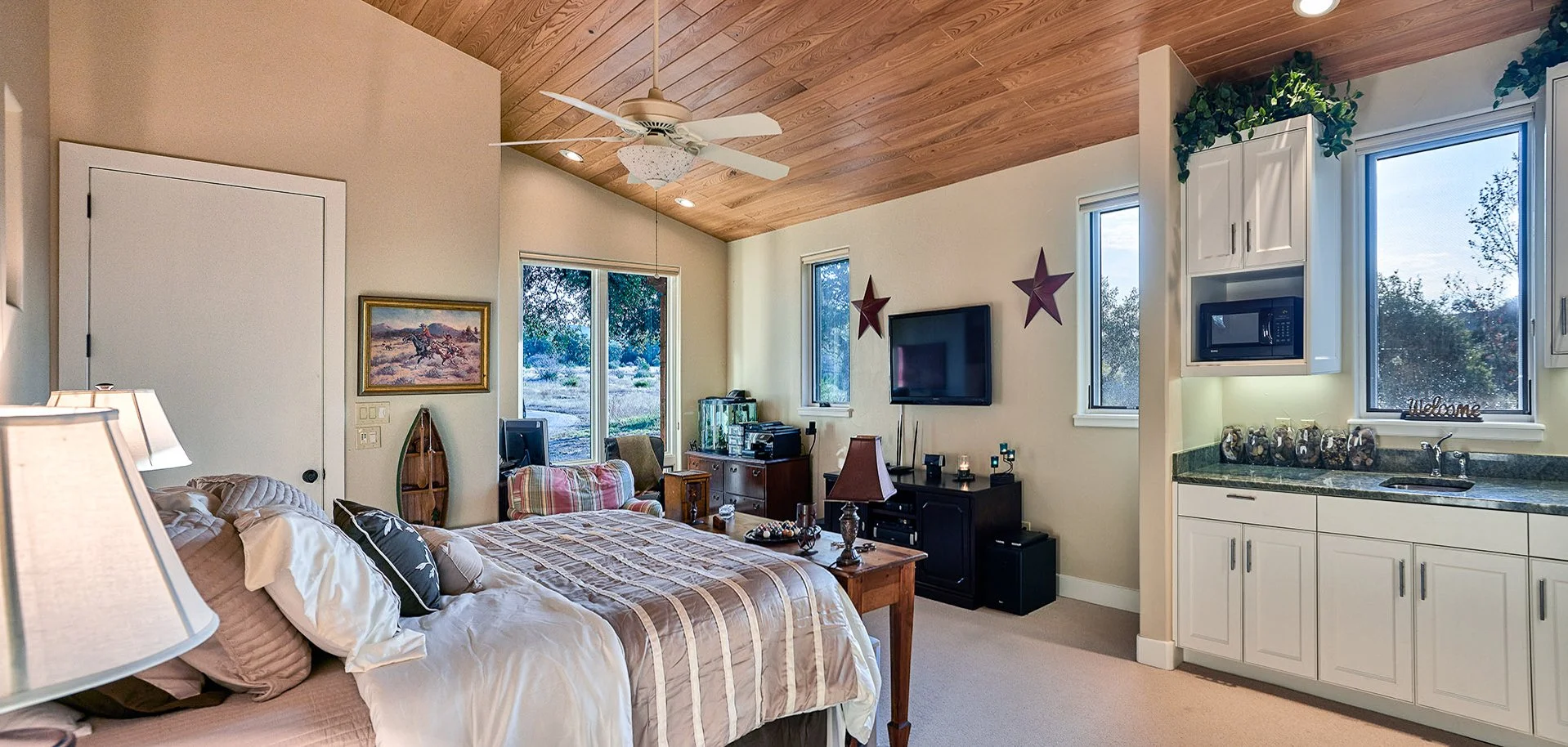 Agua Vista Ranch long waterfront elevation