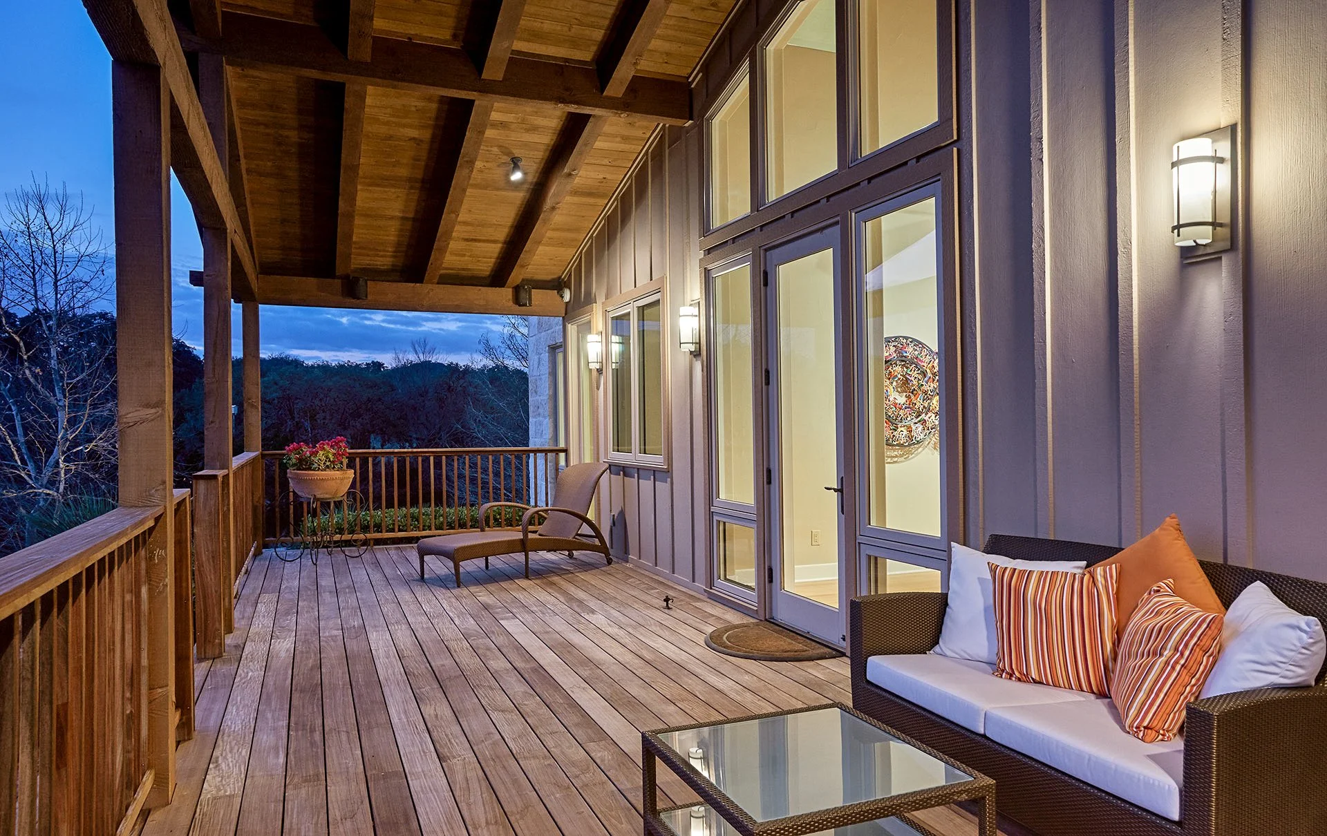 Agua Vista Ranch exterior facing the water