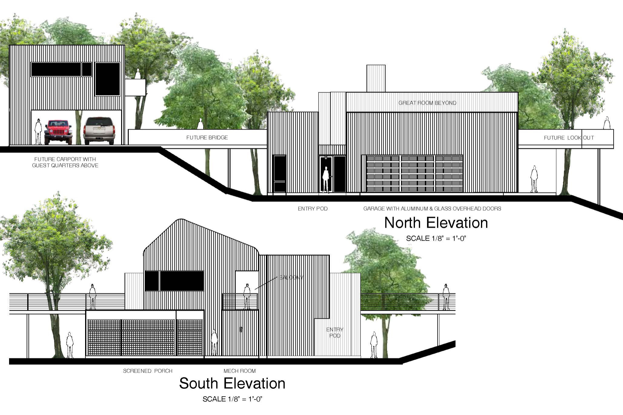 River House structural and elevation reference study